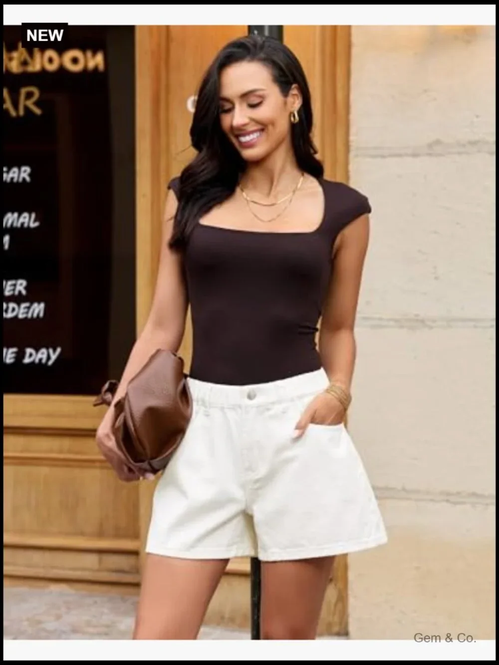 High Waisted Baggy Wide Leg Mom Denim Shorts 4